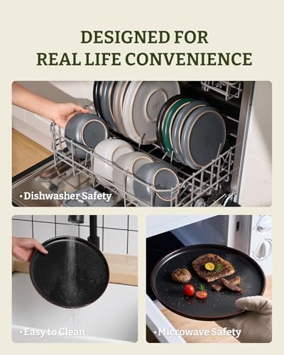 Mercury 24 Piece Dinnerware Set with Pasta Bowls