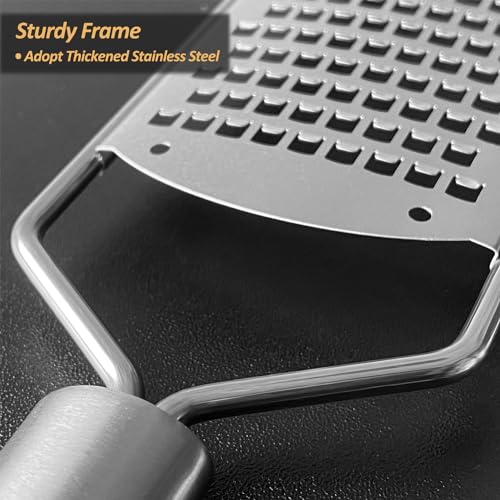 Ultra Coarse Grater & Hand Held Cheese Grater for Kitchen