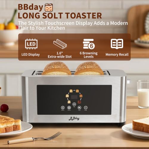 4 Slice Toaster with Touchscreen