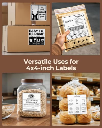 4x4 Thermal Labels (500 Count)