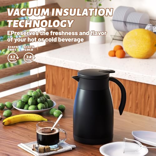 27oz Insulated Coffee Carafe with Handle