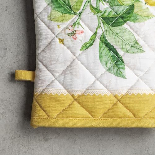 100% Cotton Oven Mitt & Pot Holder Set