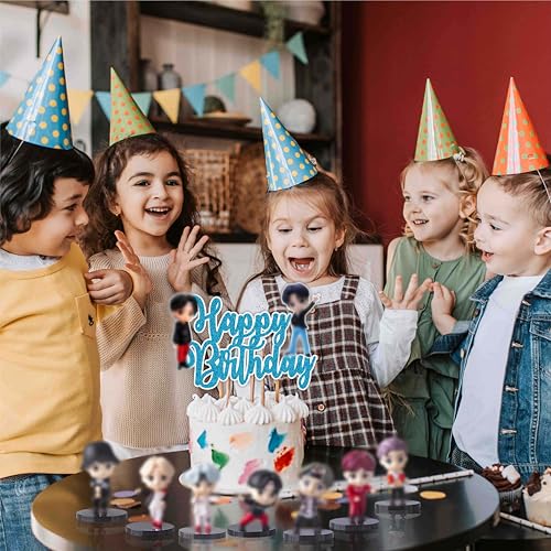 K Pop Happy Birthday Cake Topper