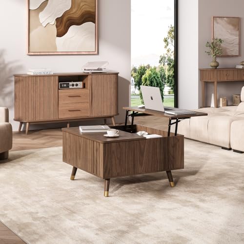 Lift Top Coffee Table with Storage for Living Room