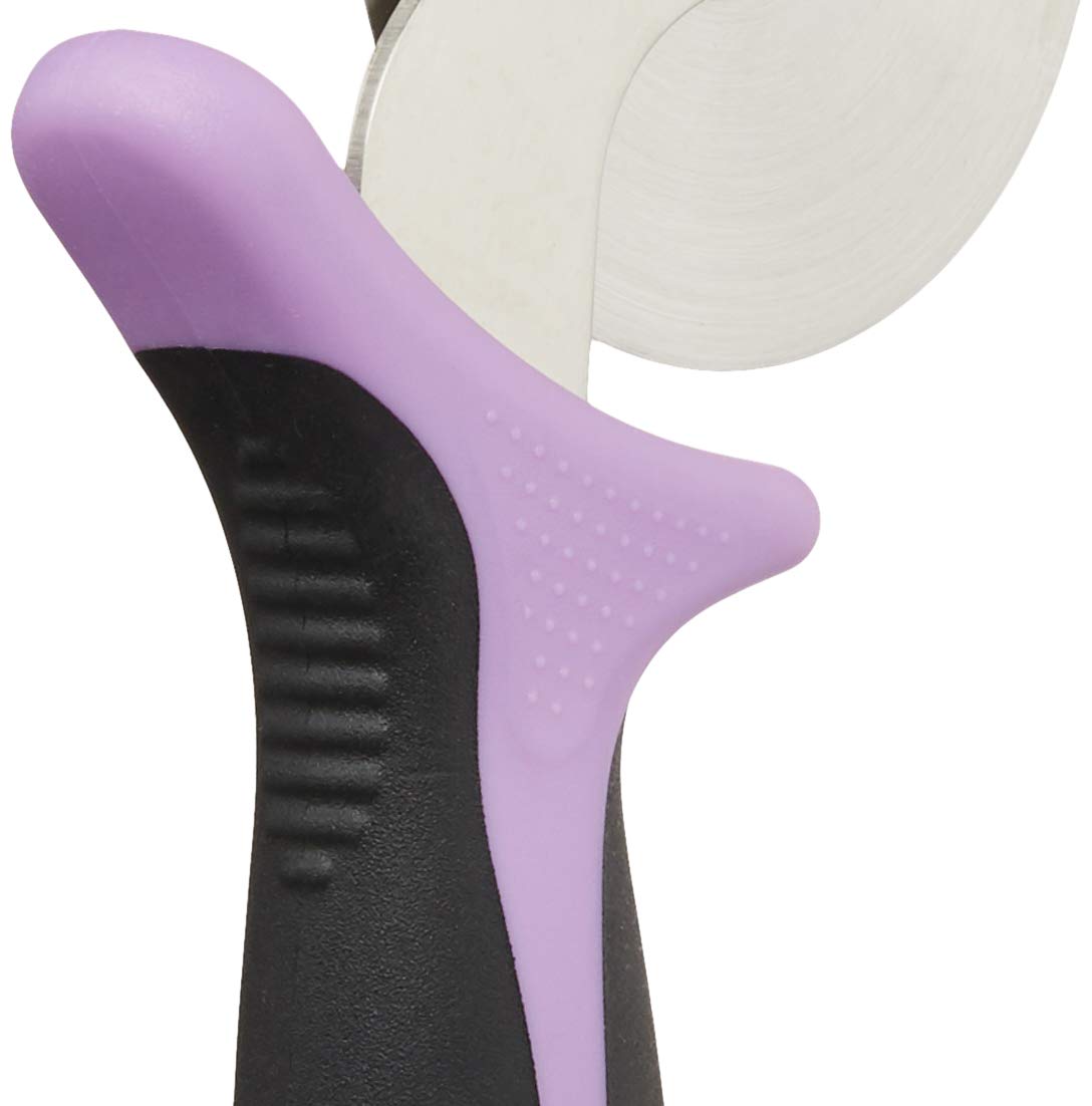 Millennia Pizza Cutter with Purple Handle