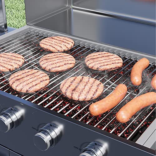 19 1 4" Stainless Steel Cooking Grid Grates Replacement Parts for 16517 Bull BBQ Angus