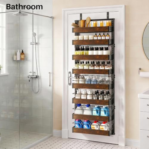 8 Tiers Wooden Over Door Organizer