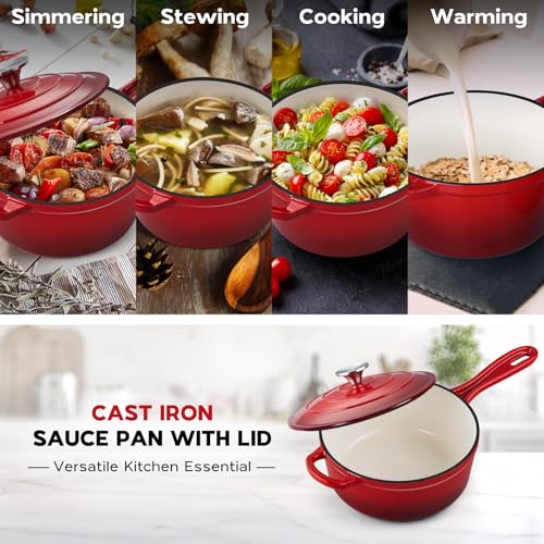 Cast Iron Sauce Pan Pot