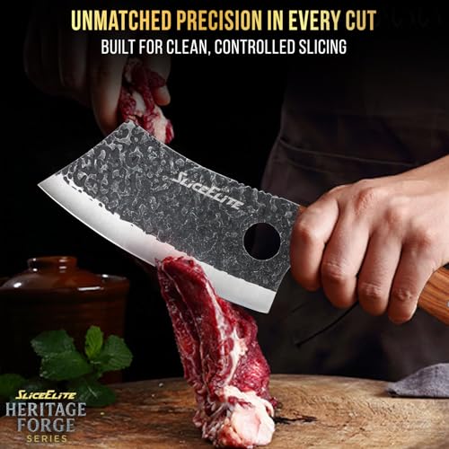 2PCS Hand Forged Butcher Knife Set (2 Count)