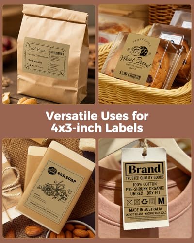 4x3 Thermal Labels (500 Count)