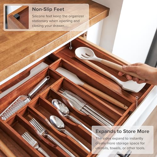 Silverware & Utensil Drawer Organizer