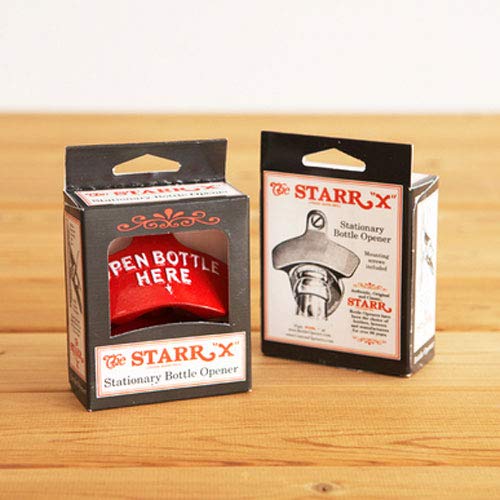 Original Red Open Here Wall Mounted Bottle Opener
