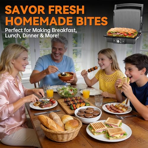 Baker’s Friend Panini Grill Press Sandwich Maker