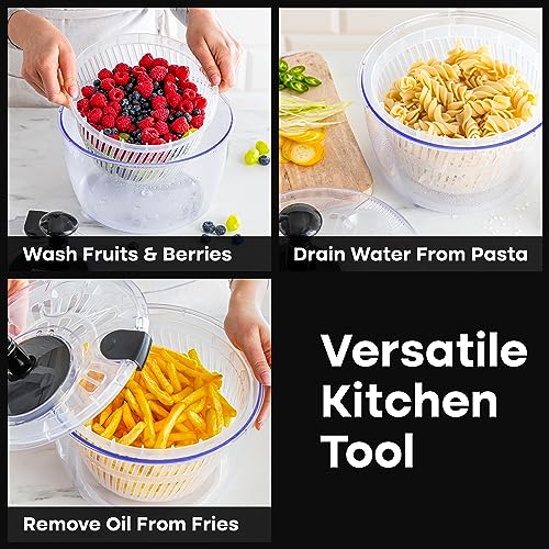 Large Salad Spinner with Drain