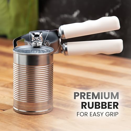 Heavy Duty Stainless Steel Can Opener Manual with Bottle Opener