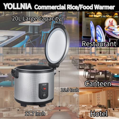 55 Raw 110 CUP Commercial Rice Warmer