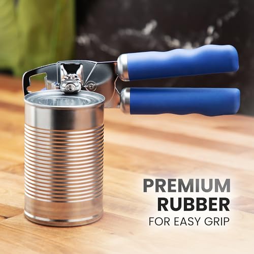 Heavy Duty Stainless Steel Can Opener Manual with Bottle Opener