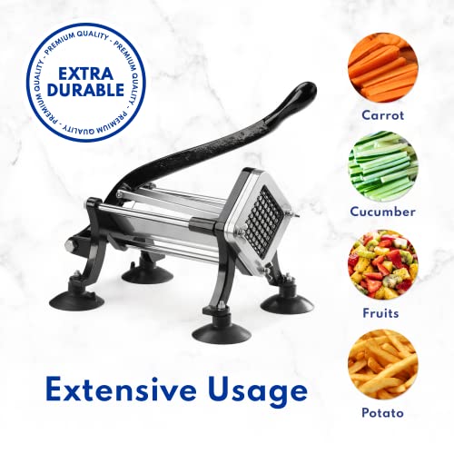 43204 Commercial Grade French Fry Cutter with Suction Feet