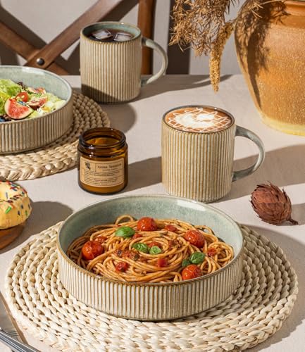 7.5 Inch Pasta Bowls Set of 6 (6 Count)
