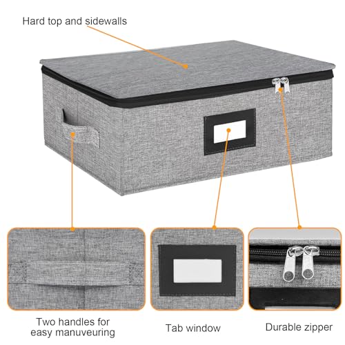 Coffee Mug Storage Box with Dividers