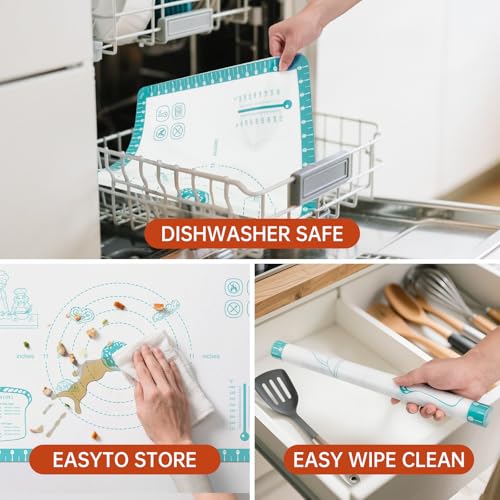 Silicone Baking Mat with 10 Useful Recipes