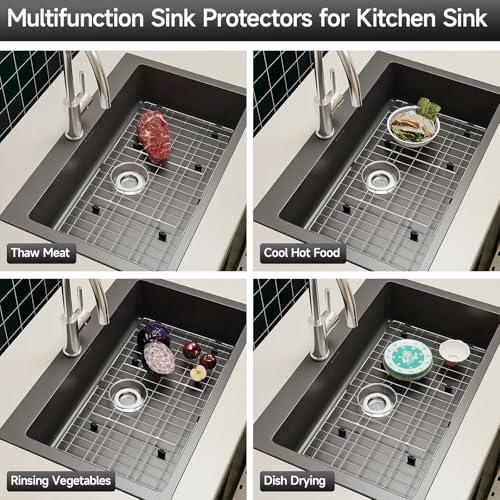 28-3/8" x 14-3/16" Stainless Steel Sink Grid, Sink Grate for Bottom