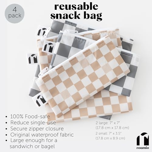 Roamio Reusable Sandwich and Snack Bags