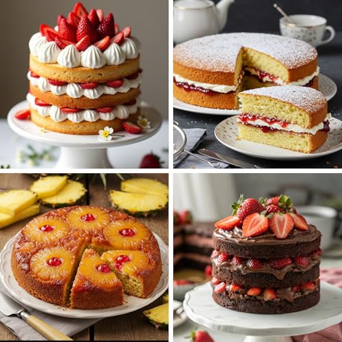 3 Pcs 8 Inch Round Cake Pans with 100 Pieces Parchment Paper (3 Count)