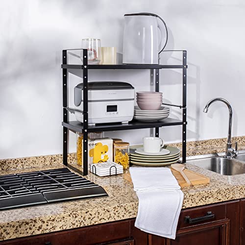 Expandable Cabinet Shelf Organizer Rack