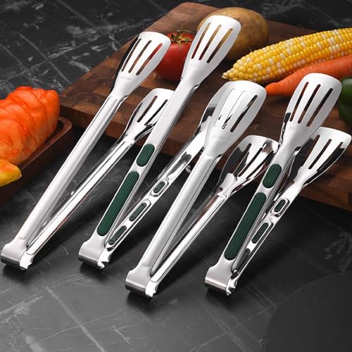 Stainless Steel Kitchen Tong Set (3 Count)