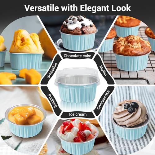 Aluminum Pans with Lids (60 Count)