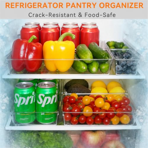 21 Pack Large Clear Plastic Drawer Organizer Trays (21 Count)