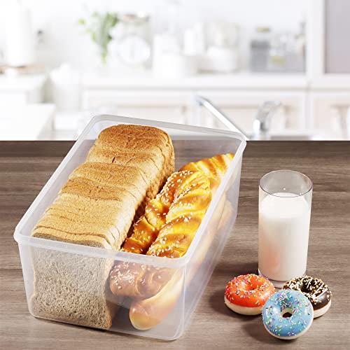 2 Pack Large Bread Box for Kitchen Countertop (2 Count)