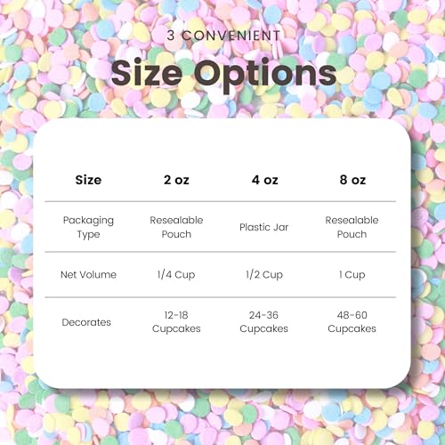 Pastel Confetti Sprinkle Mix