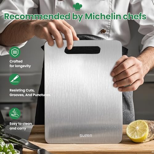 2 Pack Titanium Cutting Board (2 Count)