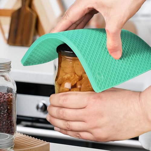 Silicone Square Trivets Mat (6 Count)
