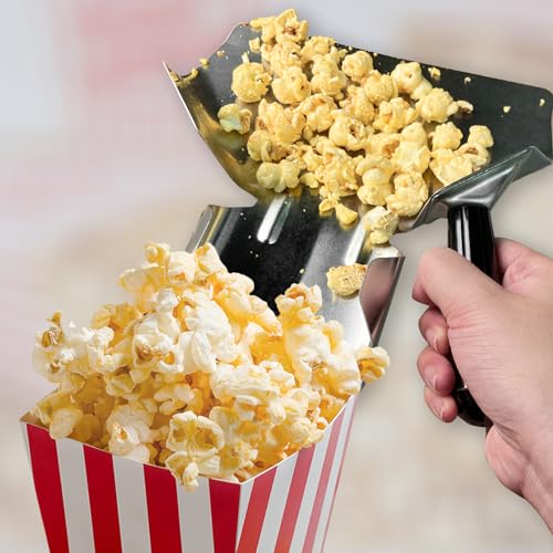 2 Pcs Stainless Steel French Fry Popcorn Scoop (2 Count)