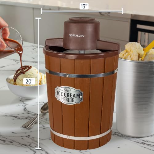 Electric Ice Cream Maker With 6 Qt Capacity