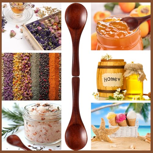 50 Pcs Small Wooden Spoons (50 Count)