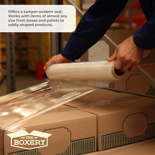 Clear 70 Gauge Stretch Wrap 18''X1500' Per Roll (4 Count)
