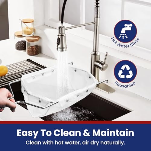 Upgraded Fryer Filter Bag & Frame Set