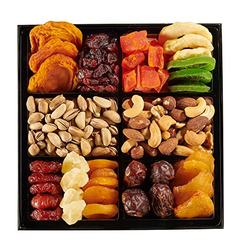 Dried Fruit & Nuts Gift Basket Arrangement Platter