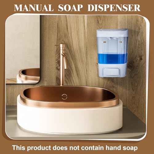 6 Pcs Wall Mounted Soap Dispenser (6 Count)