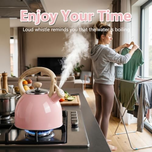 Whistling Tea Kettle for Stove Top