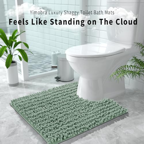 Toilet Rug U Shaped Washable 24x24 Inch