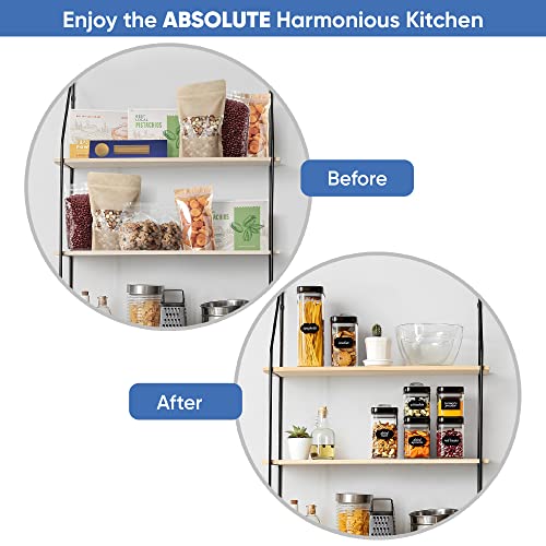 Airtight Food Storage Containers Set for Home Organization (7 Count)