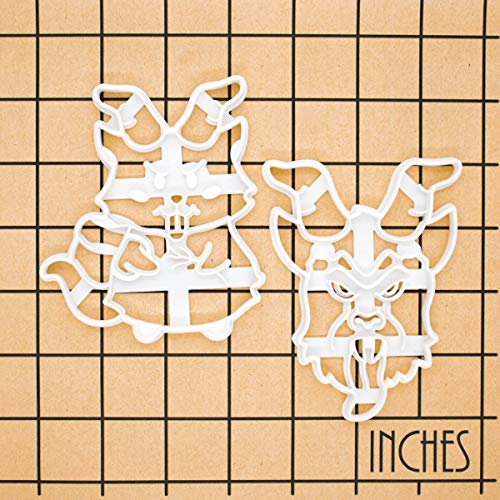 Set of 2 Krampus cookie cutters