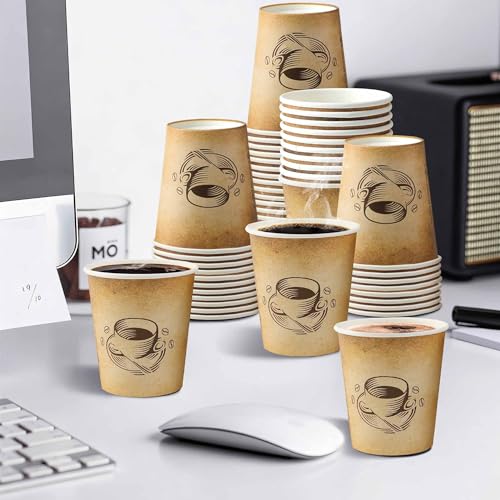 200 Pack 10 oz Coffee Cups Disposable Paper Cups (200 Count)