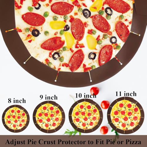 Adjustable Pie Crust Shields Baking Protectors