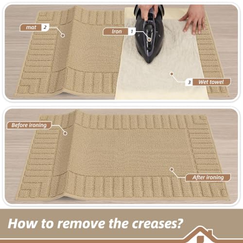 Kitchen Rugs Non Slip Washable 2PCS (36.8324 Sq Ft)
